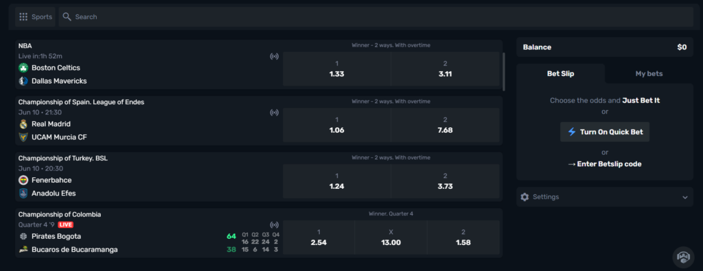 gamdom betting odds